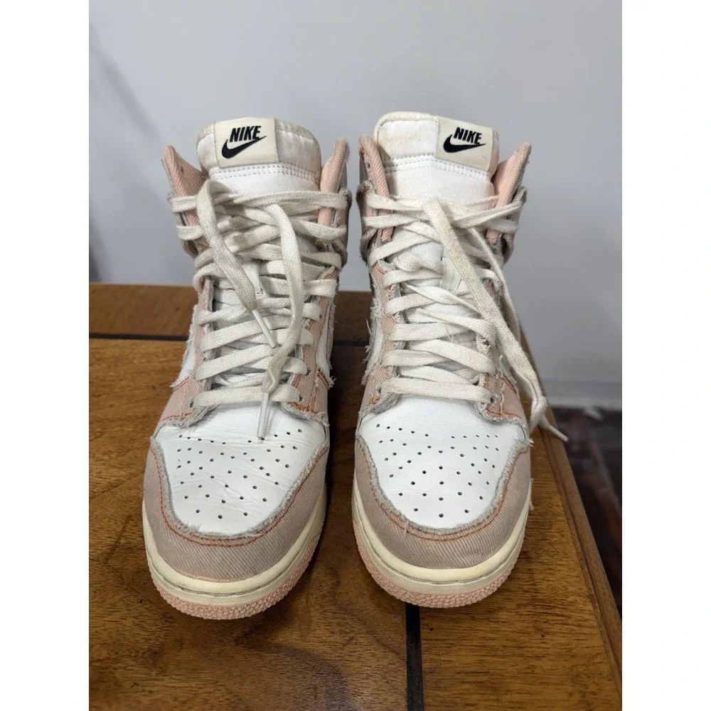 Nike Dunk High 1985  Distressed Women's Shoes Sz 8  Arctic Orange  DV1143-800
